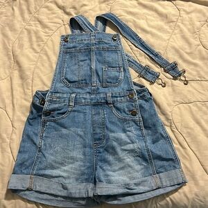 Free People Ziggy short overalls